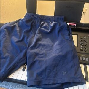 Men's Navy Blue Athletic Shorts